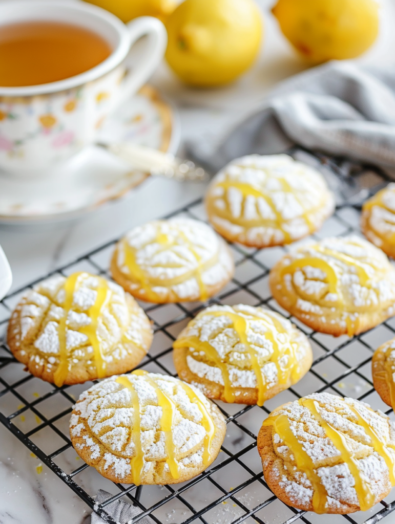 abdessalam hmouch A batch of Lemon Pudding Cookies arranged o 0bb3c381 4b74 476b 82eb 1cc13958bb80 1 Lemon Pudding Cookies: 5 Easy Steps for Soft & Chewy Citrus Bliss!