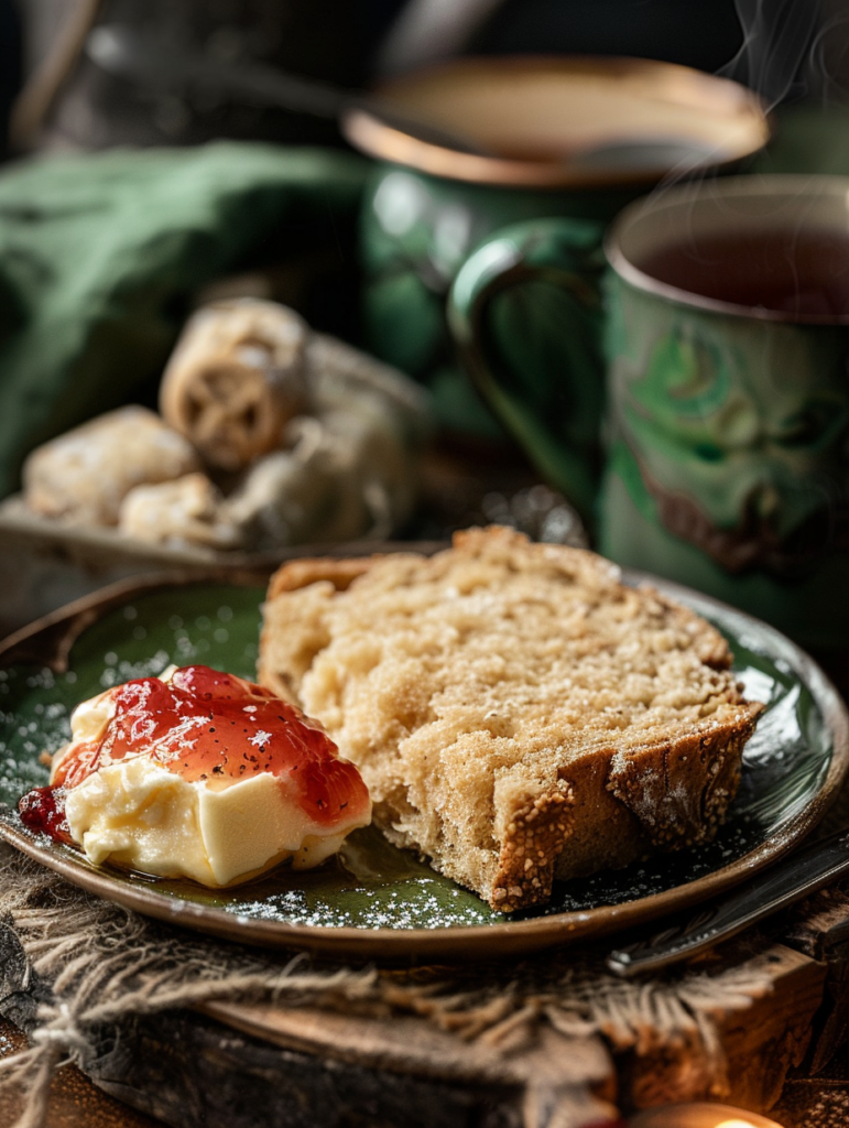 abdessalam hmouch A cozy tabletop image of a slice of Blue Ri f4507d4f 9d3f 46e7 81d5 81ccdf9fd8bd 3 Blue Ribbon Irish Soda Bread: Easy, Authentic & Award-Winning Flavor