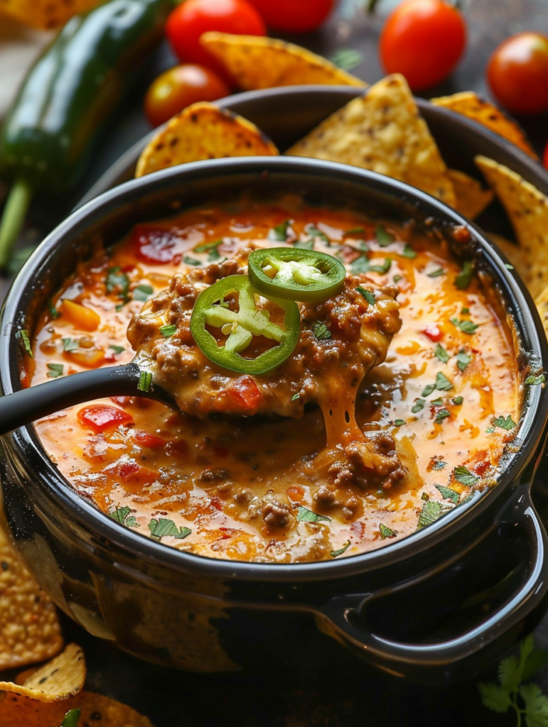 abdessalam hmouch A high resolution shot of a slow cooker fil 62912401 2440 42e0 b0b9 939d6f482fa6 0 The Best 3-Ingredient Rotel Dip Recipe – Cheesy & Irresistible!