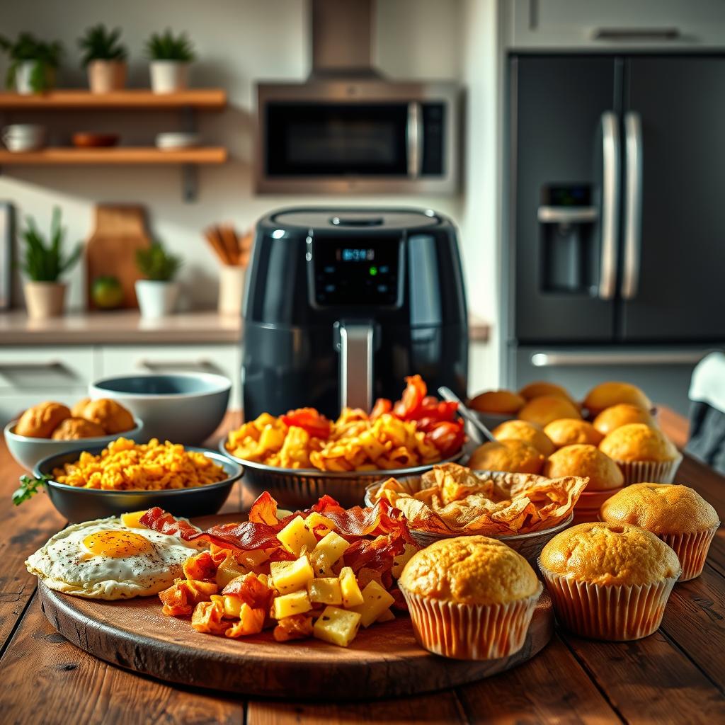d856cd78 0717 472b 88ec c043bc9a59e0 Delicious Air Fryer Breakfast Casserole