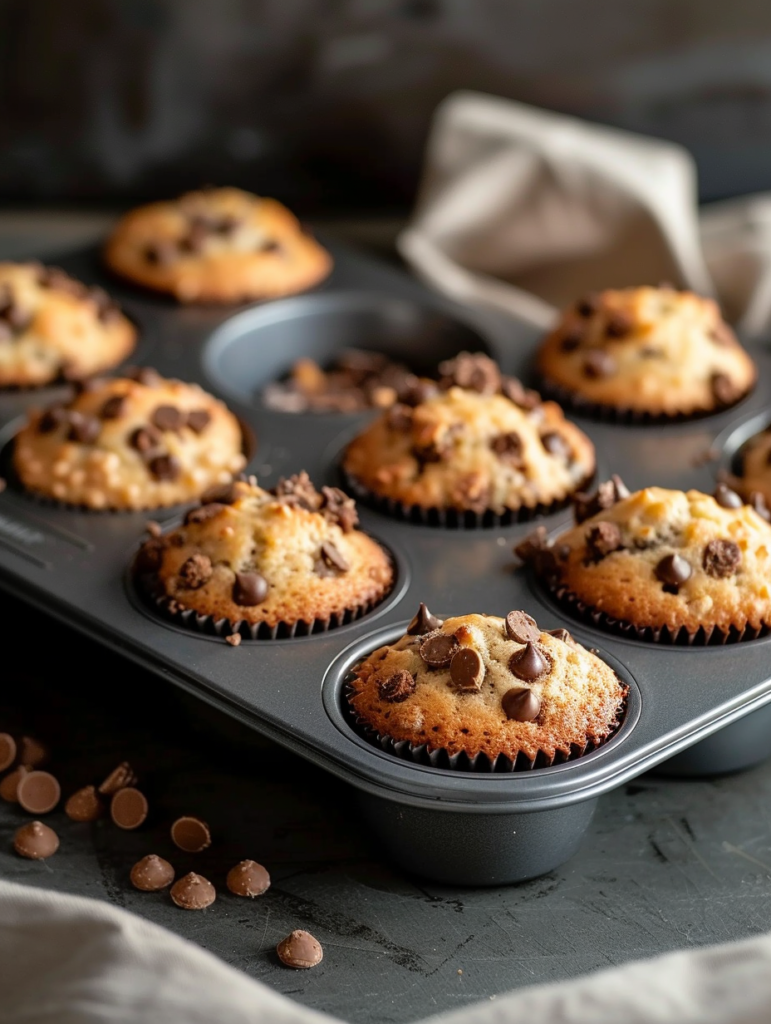 Pistachio muffins in a muffin tin fresh from the oven