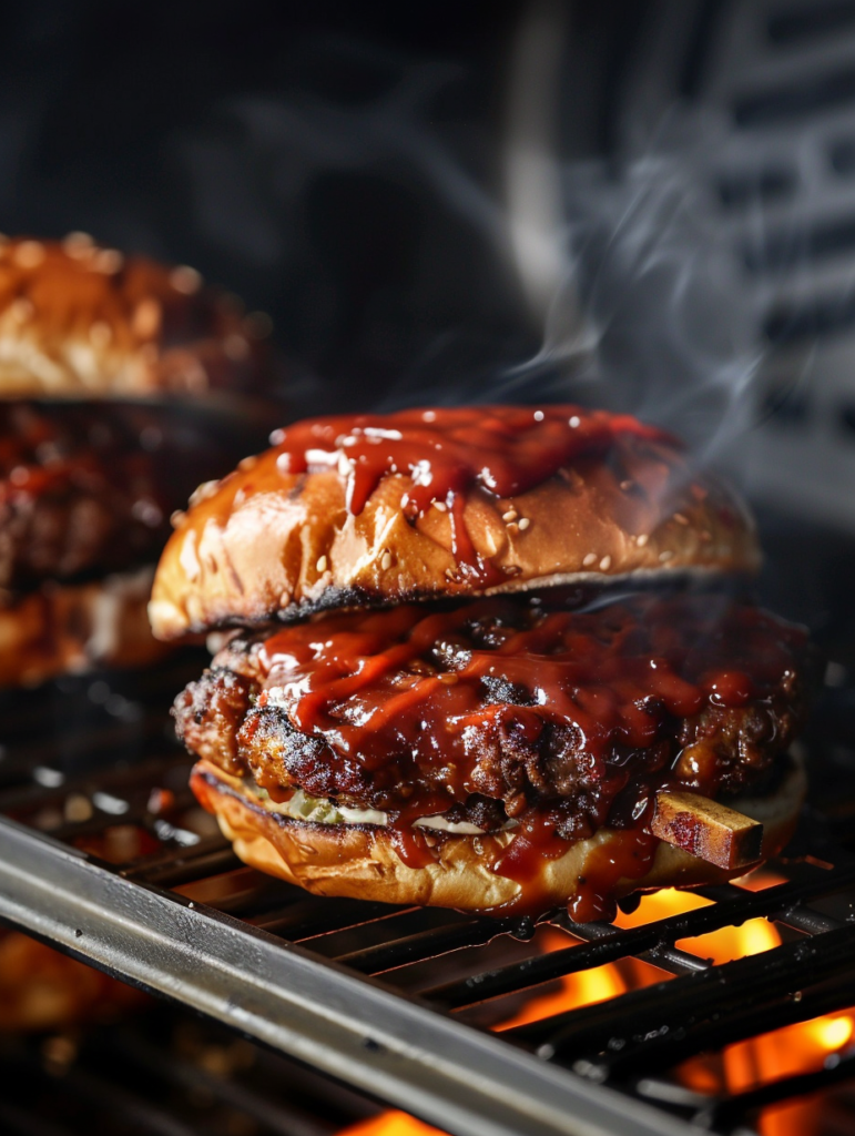 Air Fryer BBQ Cheeseburgers – Juicy, Cheesy & Ready in 20 Minutes