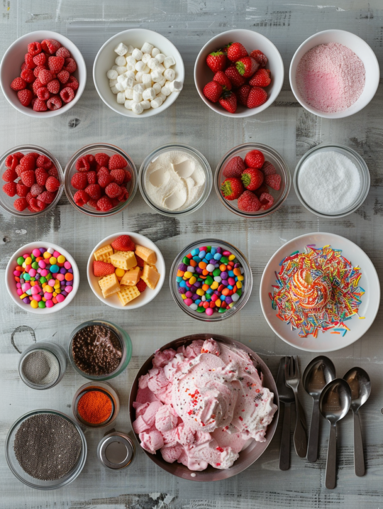 abdessalam hmouch rainbow sherbet ingredients layout.jpg ar 9d4f7913 3e16 4f02 b151 f1cd5e02f133 2 Delicious Homemade Rainbow Sherbet Recipe – Bright, Creamy & Easy to Make